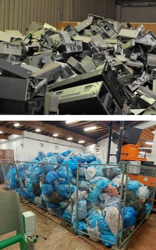 Computer en PMC recycling Apam 